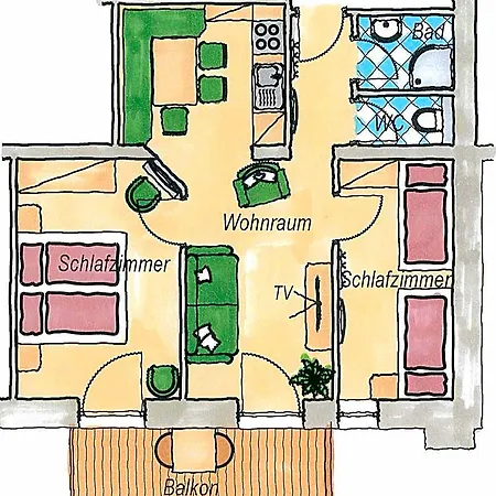 Lägenhetshotell Erlenhof 4*