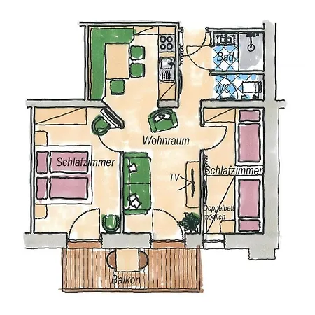 Erlenhof Hotel apartamentowy Grossarl