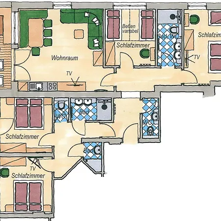Hotel apartamentowy Erlenhof Grossarl